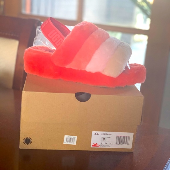 UGG Shoes - ⚠️⚠️ BRAND NEW UGG FURRY SLIDES‼️